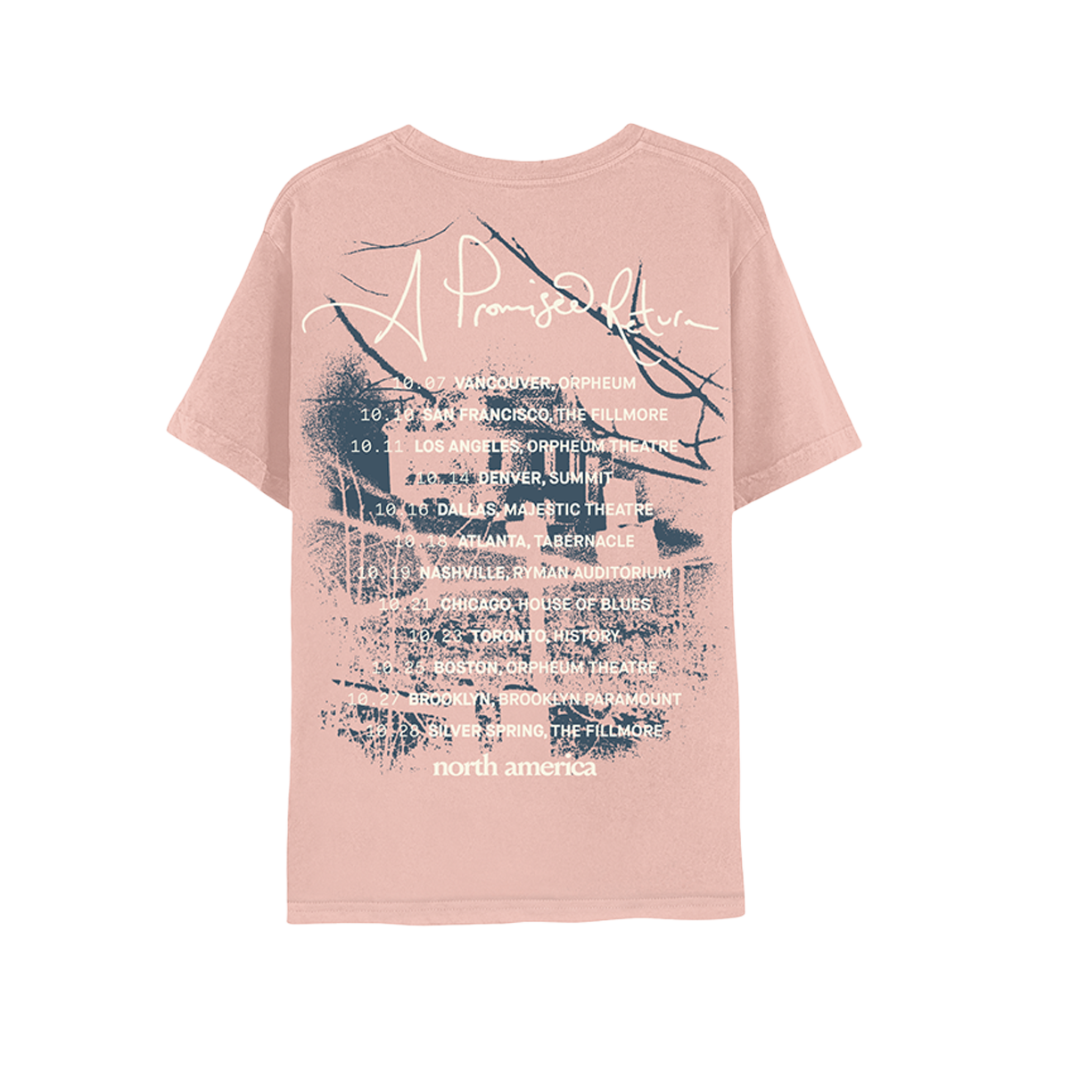 A Promised Return Tour Tee - Pink