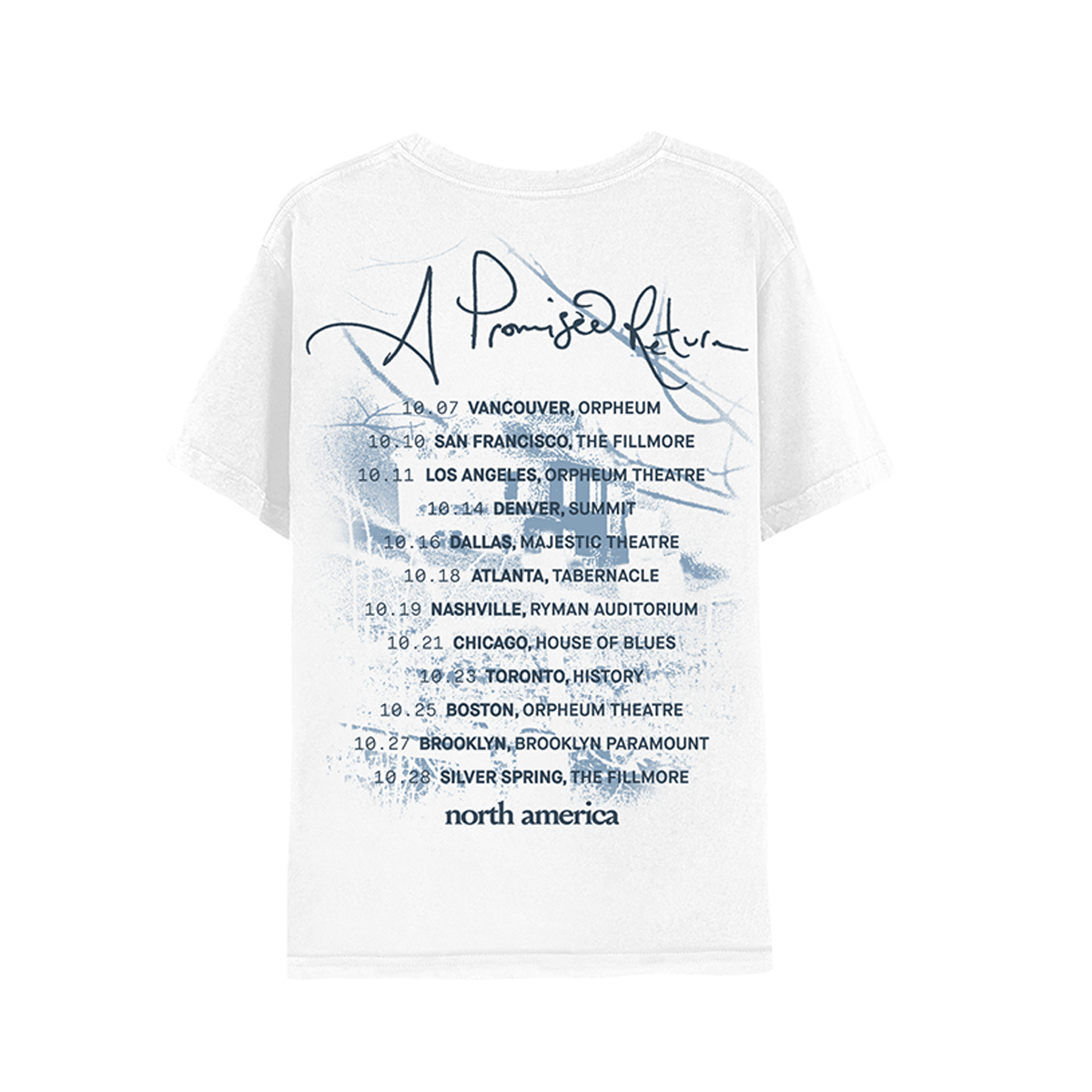 A Promised Return Tour Tee - White