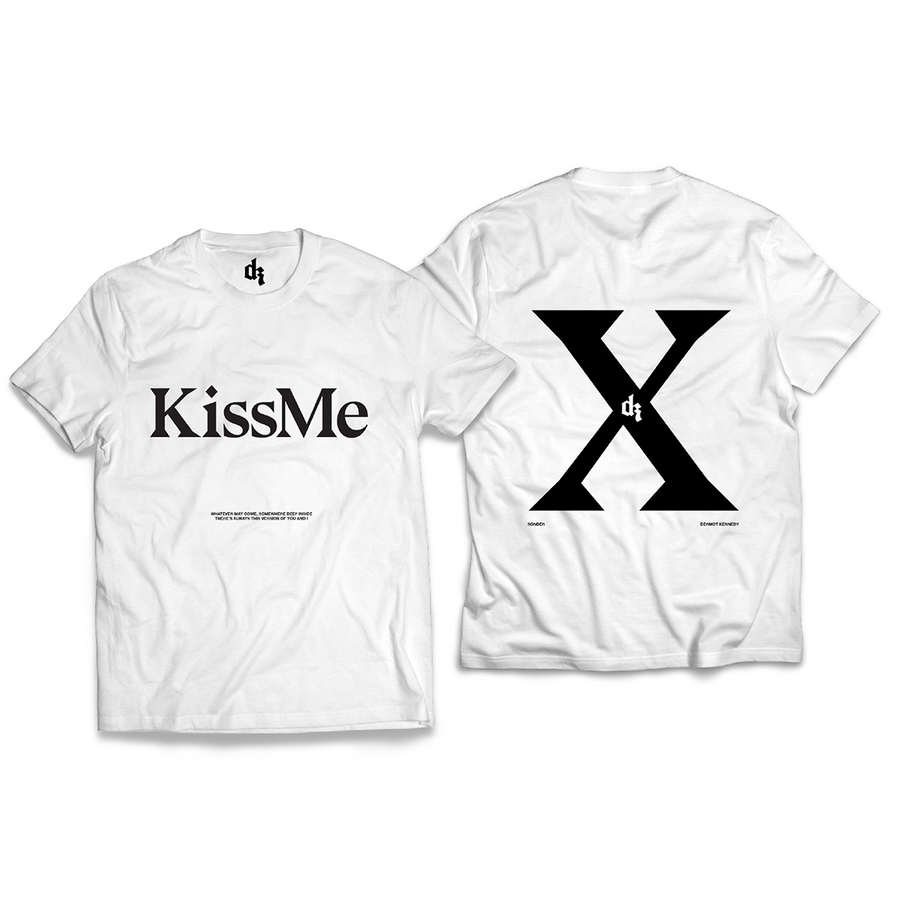 Kiss Me Tee - White